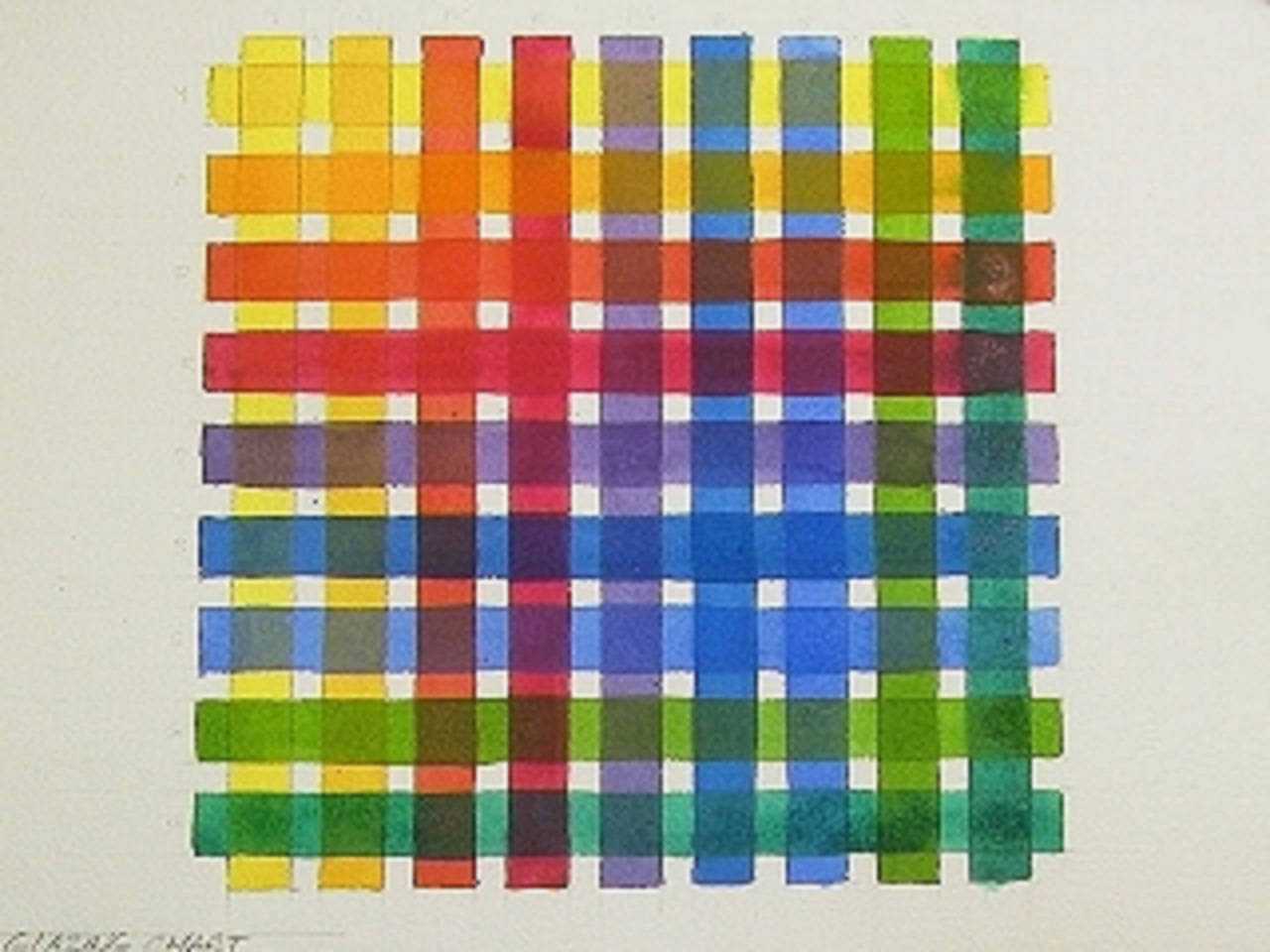 Watercolor Technique For Testing Colors By Making A Color Grid - Beebly ...