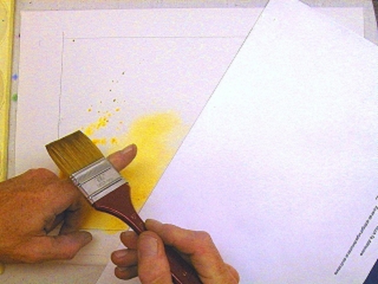 Splatter & Spray Watercolor Techniques