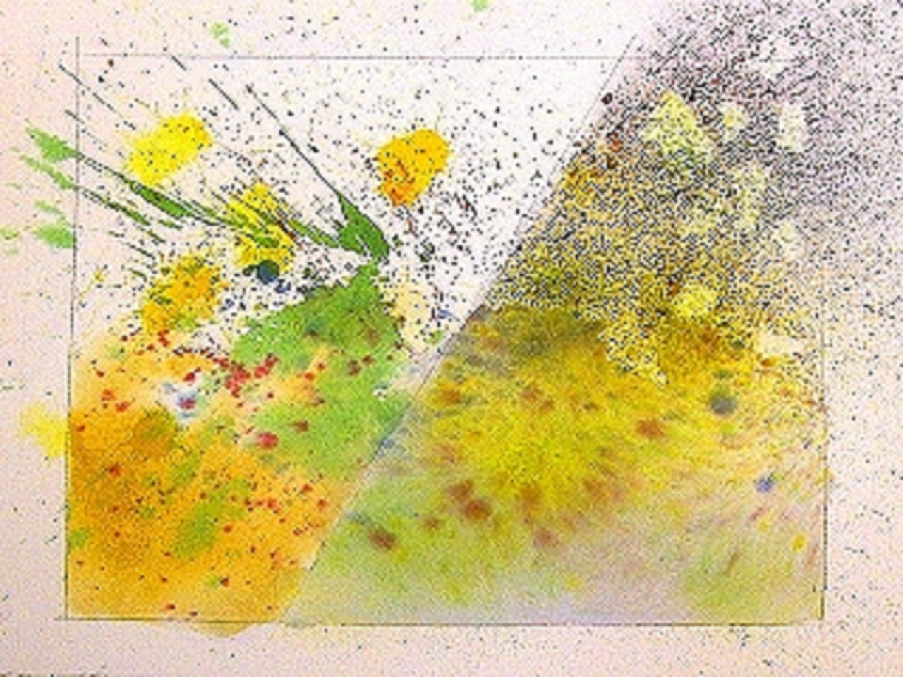 Splatter Spray Watercolor Techniques Beebly s Watercolor Painting