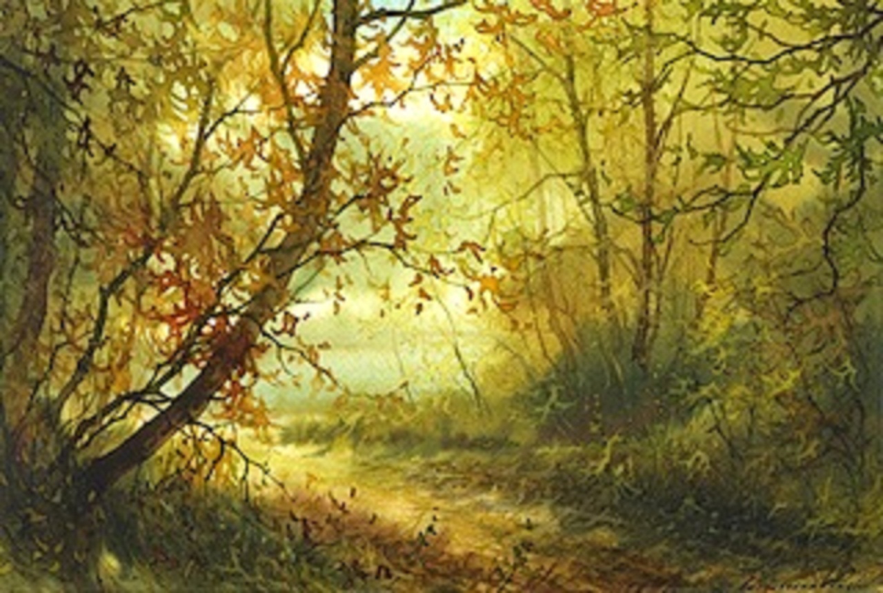 "Watercolor Landscape" © R. Grzeszczakowski www.grzeszczakowski.art.pl
