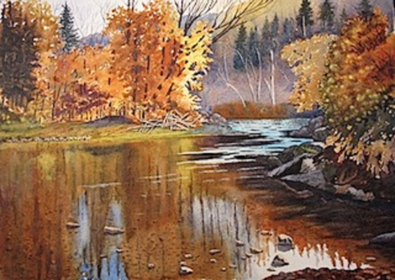 "Fall Reflections" © Roy Tibbits www.goldfinchstudio.ca