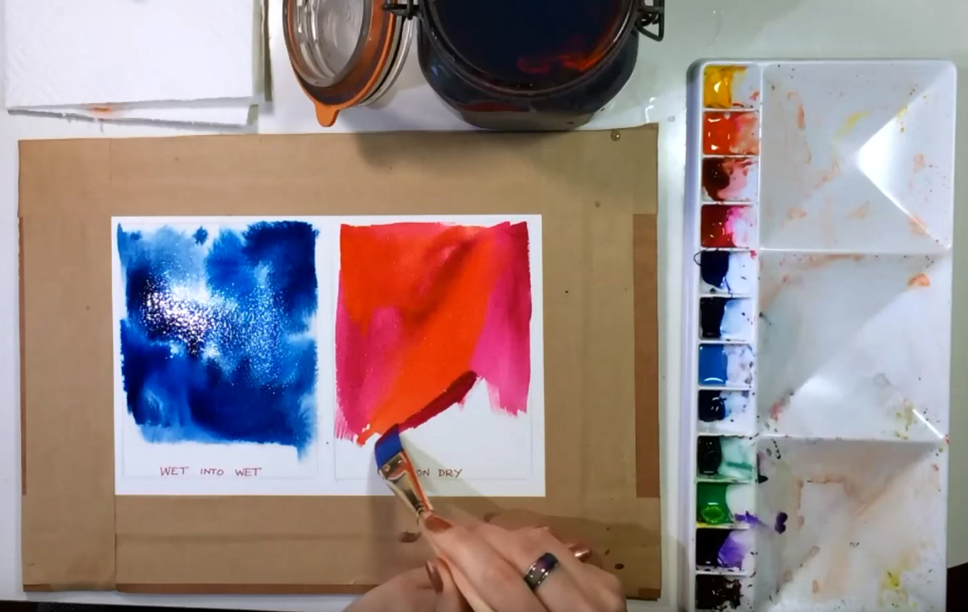 Must Know Widely Used Watercolor Techniques For Beginners Beebly S Watercolor Painting