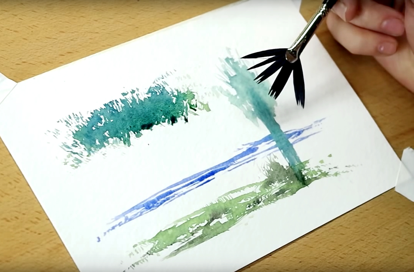 The Best Ways to Use Watercolor Brush Pens - Beebly's Watercolor Painting