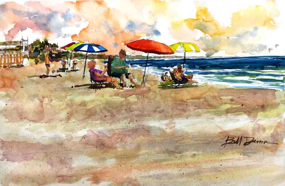 Finally: How To Paint Sand (And A Summer Beach Scene)