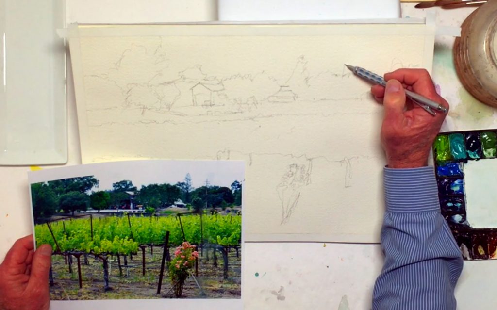 easy-watercolor-landscape-vineyard-step-1