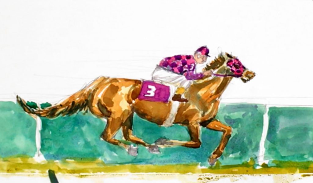 easy-watercolor-horse-secretariat-step-8