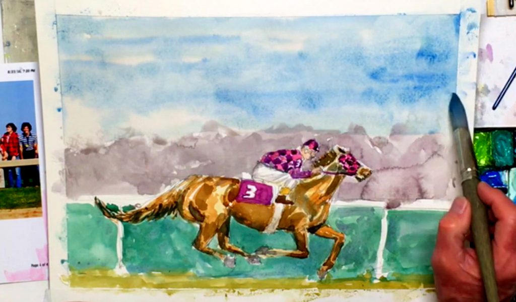 easy-watercolor-horse-secretariat-step-9