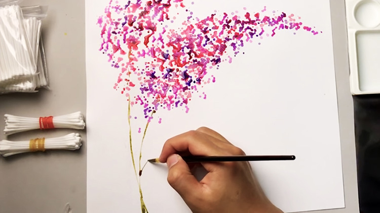 Lovely Loose Watercolor Flowers Tutorial