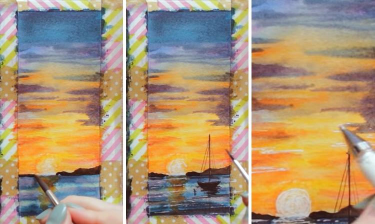 Watercolor lesson – Priming Method 3 easy steps