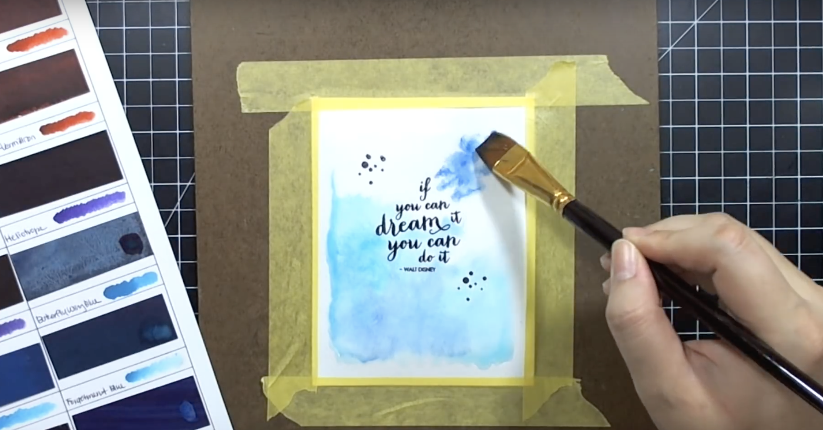 easy-watercolor-background-sentiment-using-the-wet-in-wet-technique_step 3