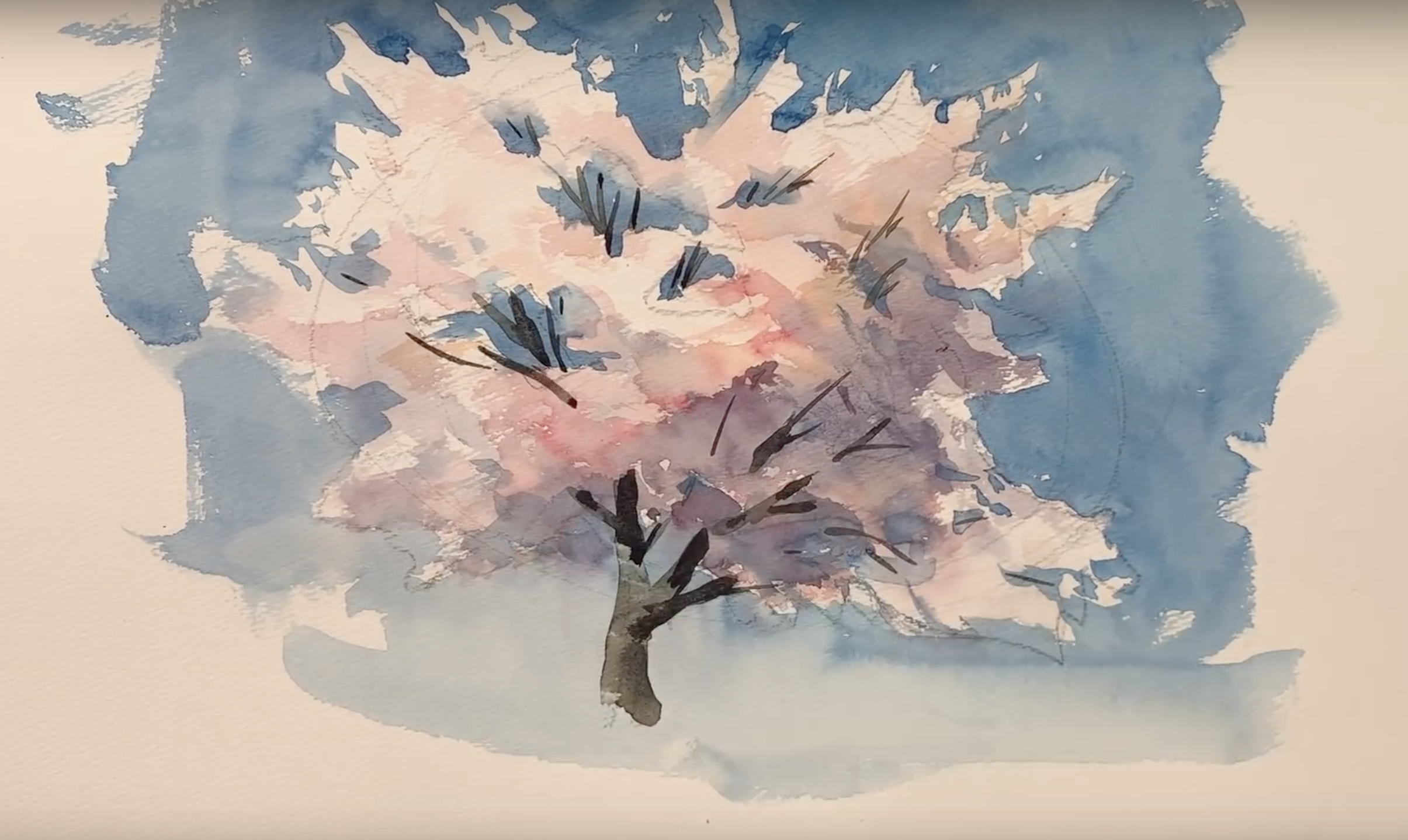 easy-watercolor-techniques-painting-japanese-flowers-within-5-minutes - STEP 7_revised
