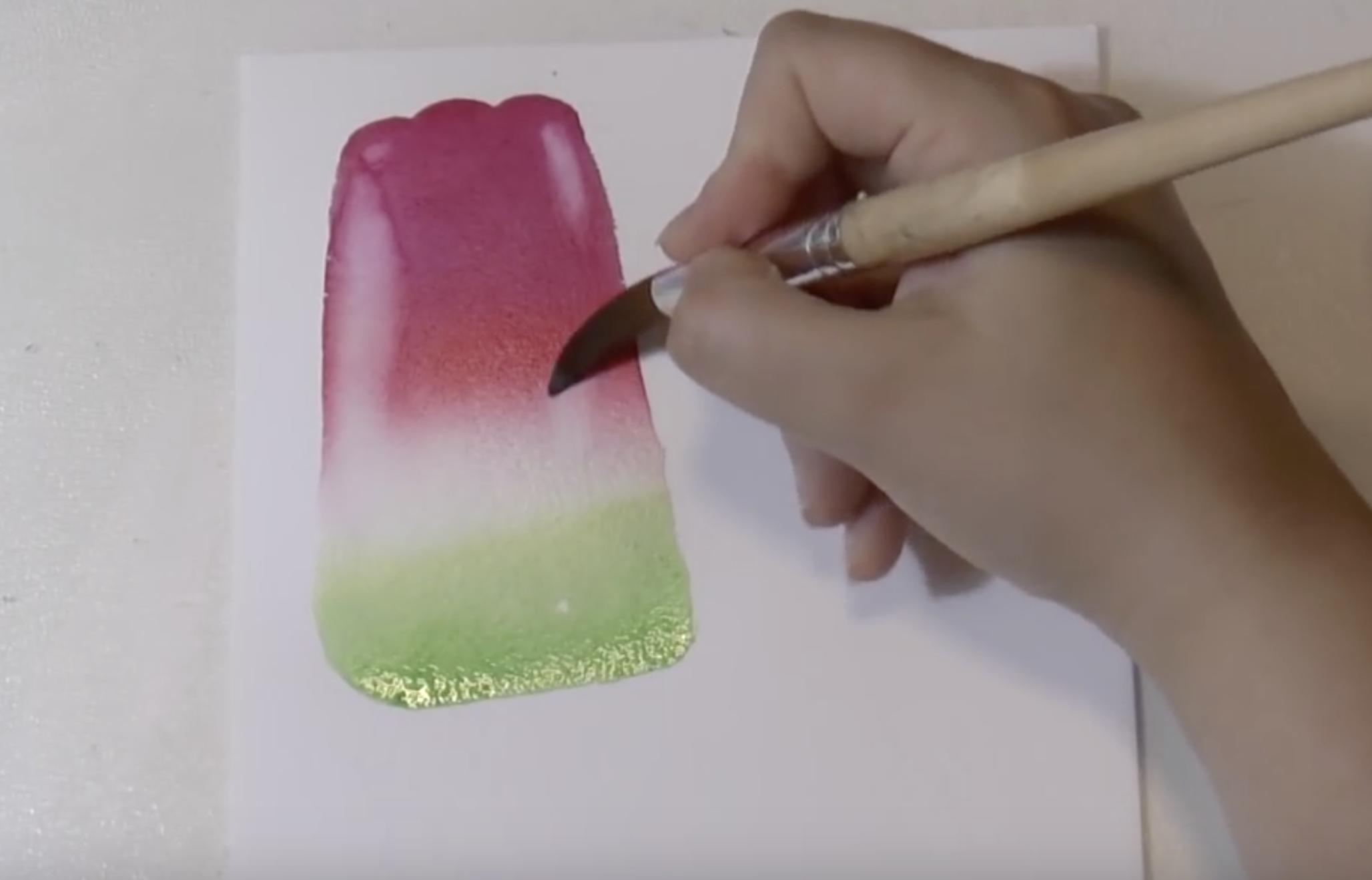 easy-watercolor-ideas-techniques-how-to-paint-a-watercolor-popsicle - Step 4