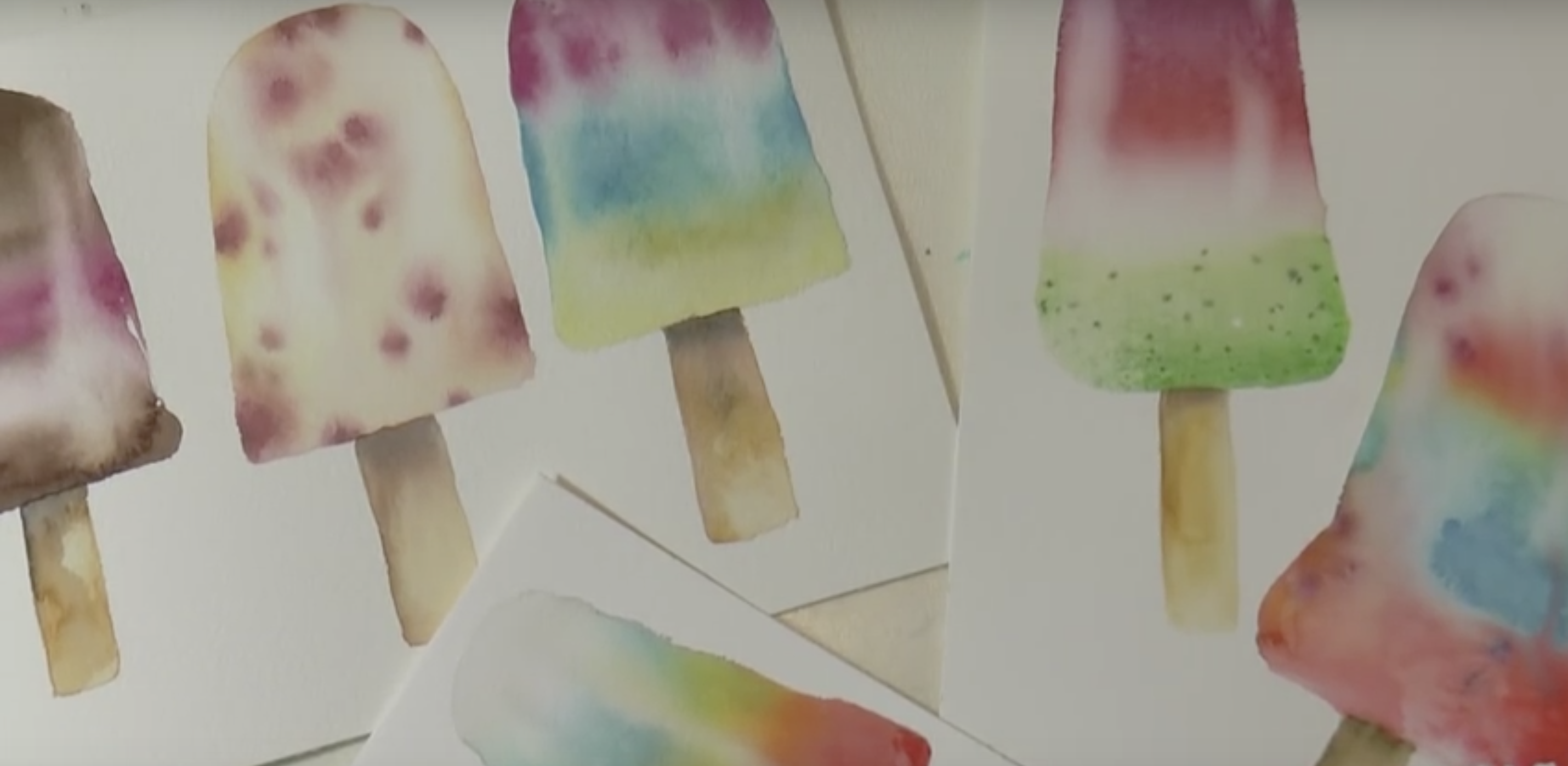 easy-watercolor-ideas-techniques-how-to-paint-a-watercolor-popsicle - Step 9