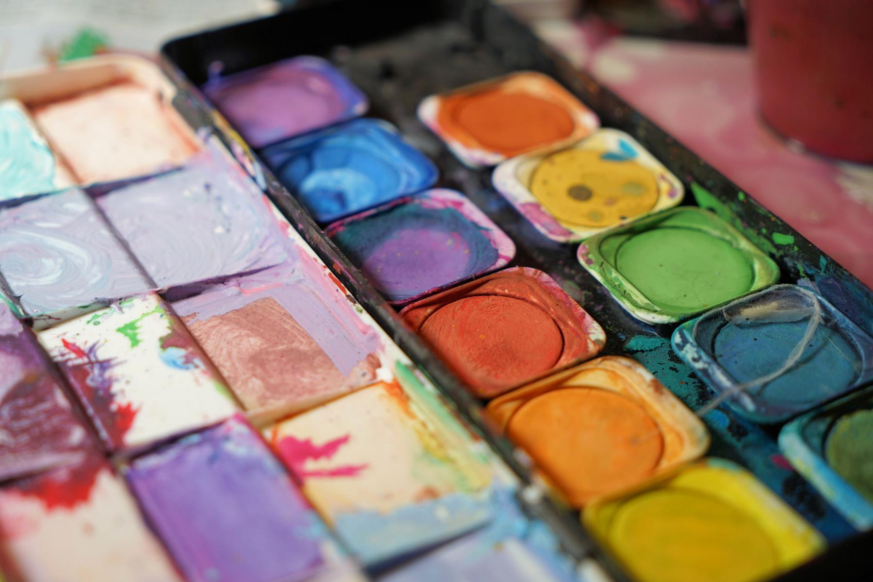 How to clean and refill a DIRTY watercolor pallet 