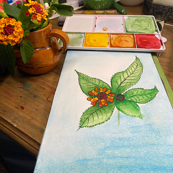 Mari painting