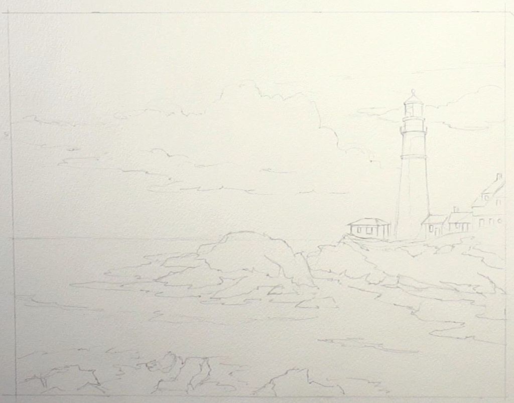 seascape-lighthouse-sketch