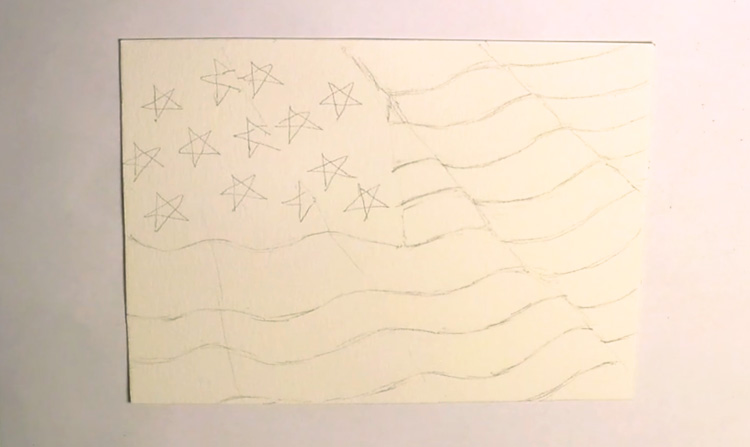 watercolor-american-flag-step-1 Watercolor American Flag