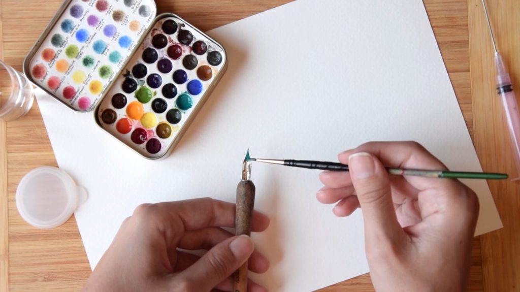 watercolor calligraphy 2