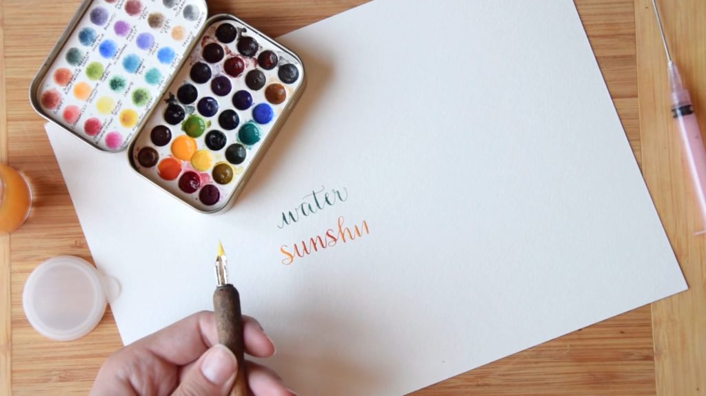 watercolor calligraphy 7