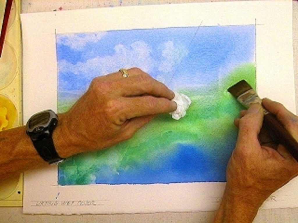 how to remove watercolor paint