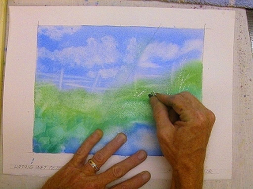 how to remove watercolor paint