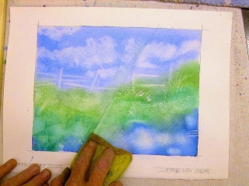 how to remove watercolor paint