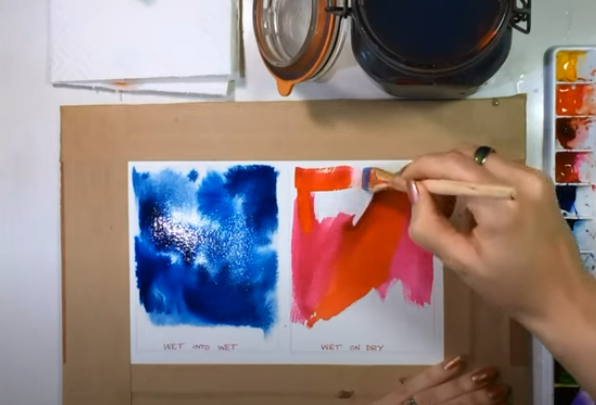 7 Must-Know, Widely Used Watercolor Techniques For Beginners 2