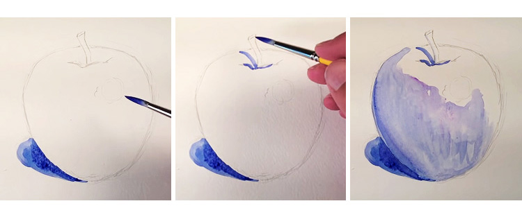 Watercolor technique 