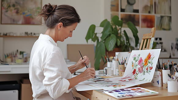 vecteezy_a-woman-creates-vibrant-watercolor-paintings-in-her-bright_51345550