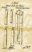 John Goffee Rand invented the metal artist paint tube.