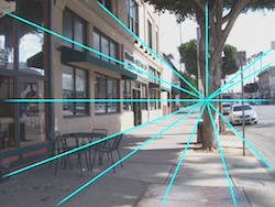 The lines of perspective: Orthogonal Lines