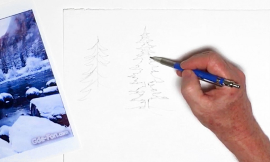 snowy-trees-step-1